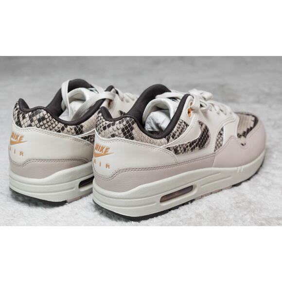 Nike Air Max 1 Snakeskin Light Orewood Brown Sneakers Womens Size 10 HF5338-100 - Picture 13 of 16